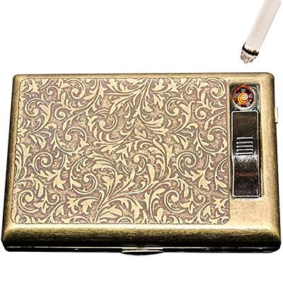 Metal Cigarette Case Box - Small Cigarette Case Ciggerate Holder