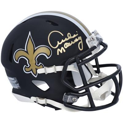 Archie Manning New Orleans Saints Autographed Riddell Black Matte Speed  Mini Helmet - Yahoo Shopping