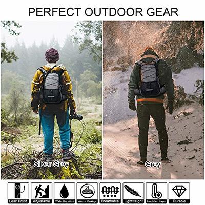 Lunidry Insulated Hydration Pack Backpack with 3L BPA Free Leak-Proof Water Bladder, Keep Liquids Cool Up to 5 Hours, Daypack for Hiking, Running