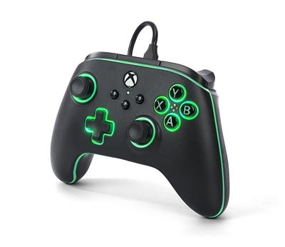 PowerA Advantage Wired Controller for Xbox Series X|S - Sparkle, gamepad,  wired video game controller, gaming controller, USB-C, Works with Xbox One