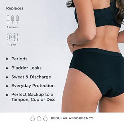 Menstrual Underwear for Women Cotton Protective Leak-Proof Briefs Teen  Girls Pack of 4pcs Period Panties