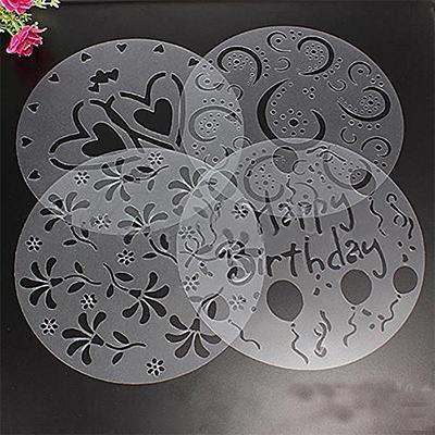 4 Pcs Cake Decorating Stencils Floral Cake Stencils Template Reusable Spray  Floral Cookie Stencils Hollow Lace Decoration Stencil Fondant Stencils  Baking Stencils DIY Cake Tool Dessert Decoration Mold - Yahoo Shopping