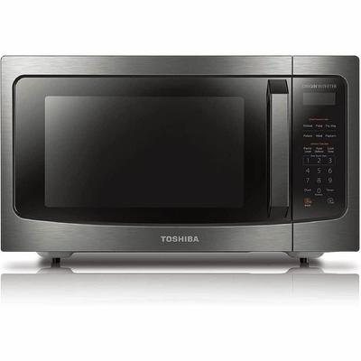 Farberware 1.1 cu. Ft. 1000-Watt Countertop Microwave Oven in Metallic Red  FMO11AHTBKN - The Home Depot