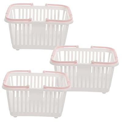 GRIRIW 3pcs Storage Basket Small Plastic Laundry Basket Mini Clothes Rack  Baskets for Kids Eggs Baskets Kids Grocery Basket Book Bins for Classroom Plastic  Bins with Handles Garden Basket - Yahoo Shopping