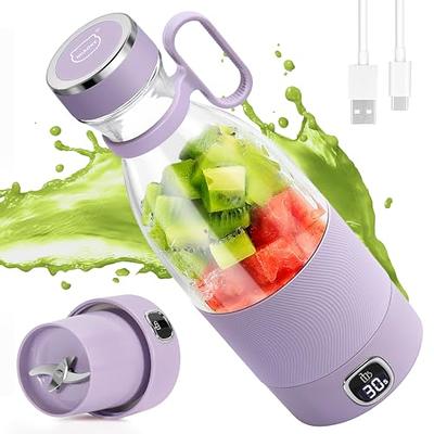 SHUNSHI Portable Blender 20 Oz, Personal Size Blender for Shakes and  Smoothies with 6 Blades, Mini Small Smoothie Blender Bottles for Kitchen,  Home