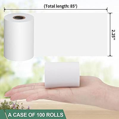 Methdic Receipt Thermal Paper 2 1/4 X 85' White Printer Paper 100