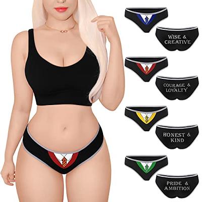 Littleforbig Women's Ladies Soft Cotton Underwear Comfortable Hipster Briefs  4 Pack Panties Set – Cosplay Wizard School XS Multicolor - Yahoo Shopping