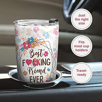 Best Friend Floral 20oz Stainless Steel Tumbler - Gifts for Best