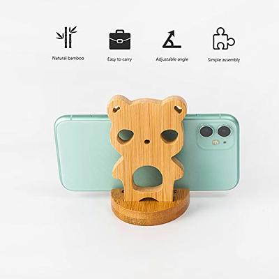 Phone Stand, Phone Holder, Mobile Phone Stand Wood Stand Wooden iPhone Dock  Station Wooden Mobile Phone Holder Smartphone Stand 