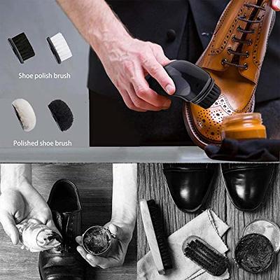 Electric Shoe Brush Kit Leather Shoe Care Shining Dust Cleaner