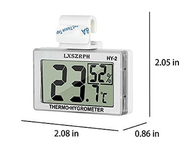 Digital Reptile Thermometer and Humidity Gauge Remote Probes Terrarium  Reptile Hygrometer Thermo Humidor Tank Cage Incubator Brooder Indoor Outdoor
