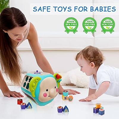 Activity Cube, Suitable For Children's Busy Cube, Baby Sensory Busy Travel  Learning Toys, 6-in-1 Montessori Early Childhood Education Learning Toys, A