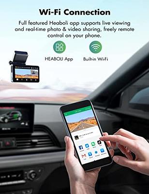  Fiodio 4K Dual Dash Cam Built-in GPS, Night Vision