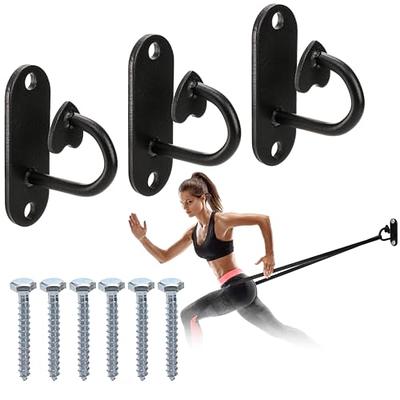 4PCS Resistance Band Wall Anchor, Wall Mount Workout Anchors for