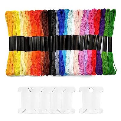 Rainbow Color Embroidery Thread Cotton Cross - Temu