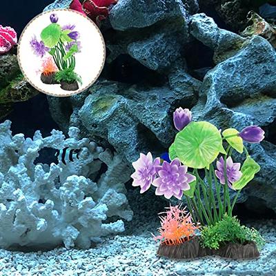  NOLITOY 2pcs Aquarium Landscaping Betta Fish Plastic