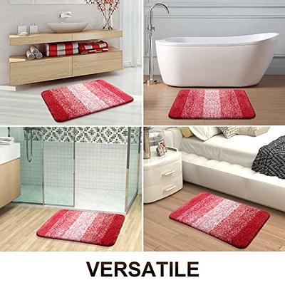 The Original Gorilla Grip Patented Shower and Bathtub Mat, 35x16, Long  Floor Mats with Suction Cups and Drainage Holes, Machine Washable and Soft  on