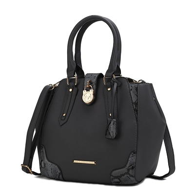 MKF Collection Cassia Vegan Leather Women's Satchel Handbag by Mia