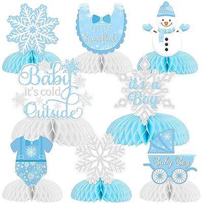 8 Pack Baby It's Cold Outside Honeycomb Centerpieces Baby Shower