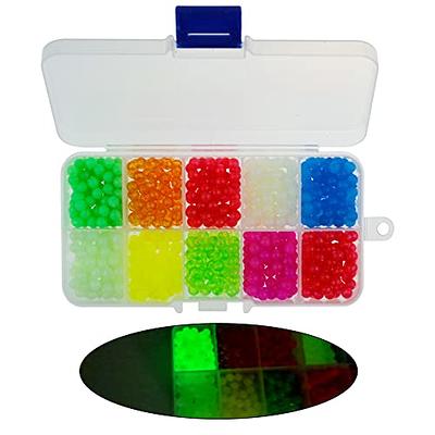 Glow Fishing Beads Saltwater Freshwater 1000pcs 5mm Plastic Fish