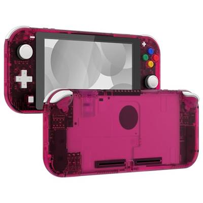 eXtremeRate Clear Atomic Purple DIY Replacement Shell for Nintendo Switch  Lite, NSL Handheld Controller Housing w/Screen Protector, Custom Case Cover