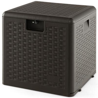 Hyper Tough 50 Gallon Snap Lid Wheeled Plastic Storage Bin