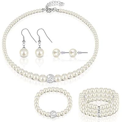 Elegant White Jewelry Set