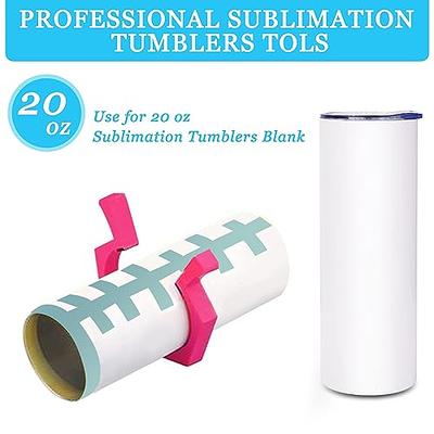 Pinch Perfect Tumbler Clamp Kits,Pinch Perfect Tumbler Clamp for 20 oz Sublimation Blanks Tumblers, Pinch Perfect Clamp Grip Tool(Blue,Pink), Heat