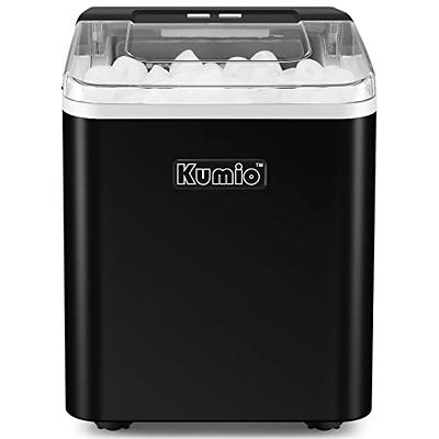 KUMIO Ice Machine Maker Countertop, 9 Bullet Ice Fast Making in 6-8 Mins,  26.5 lbs in 24 hrs, Self-Cleaning Portable Ice Maker Machine with Scoop and  Basket, Black - Yahoo Shopping