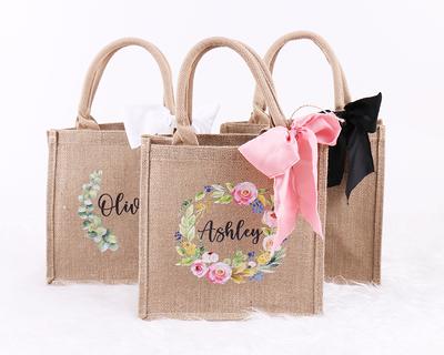 Flamingo Beach Bag, Custom Name Jute Bags, Bachelorette Personalized Tote  Bridesmaid Burlap Gift For Women - Yahoo Shopping