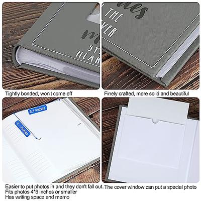  Small Photo Album 5x7 Holds 72 Photos 2 Pack, Photo