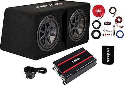 KICKER Subwoofer and Amp Package of 3 Items - 12