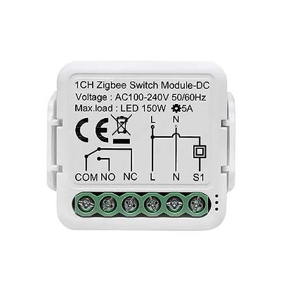 All in One] Without Neutral & with Neutral Wire, Without Capacitor, Zigbee  Smart Light Switch Smartlife Tuya Alexa Google Home - China WiFi Switch,  Smart Switch