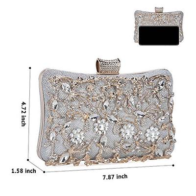 Silver Clutch Purses For Women, Shiny Sequin Envelope Clutch Evening Bag W,  Sparkly Party Prom Purse Bride Wedding Guest Clutch Dress Carry On Bag |  Fruugo BH