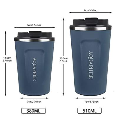 AQUAPHILE 30oz Stainless Steel Insulated Coffee Mug with Handle