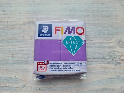 Fimo Effect Translucent Serie Polymer Clay, Red translucent, Nr. 204, 57g  2oz, Oven-hardening Modeling Clay, Colors by STAEDTLER 