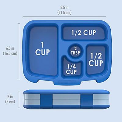 Bentgo Kids Leak-Proof, 5-Compartment Bento-Style Kids Lunch Box - Ideal  Portion Sizes for Ages 3 to 7, BPA-Free, Dishwasher Safe, Food-Safe  Materials (Blue) 