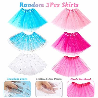 WATINC 51Pcs Princess Jewelry Toy Pretend Play Set Ballet Tutu Skirts of  Stars Snowflake for Little Girls Crowns Necklaces Adjustable Jewel Rings  Earrings Bracelets Wands Dress Up Accessories for Kids - Yahoo