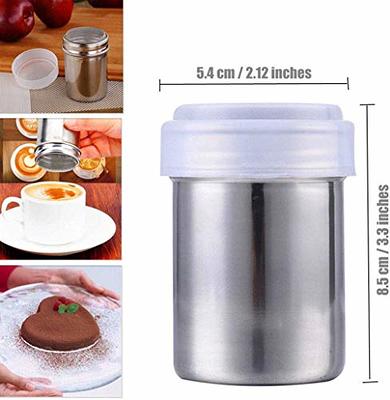 Stainless Chocolate Shaker Cocoa Flour Sugar Powder Coffee Sifter Cappuccino  Coffee Stencils kitchen Accessories Barista Tools