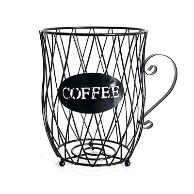 COFFEE K-CUP HOLDER Wrought Iron Mug Keurig Pod Storage Rack USA