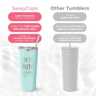Custom 20 Oz Tumbler With Straw and Slide Top Lid Compare to Yeti