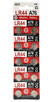 Tenergy AG10/LR1130 1.5V Alkaline Button Cells 20 Pack (2 Cards)