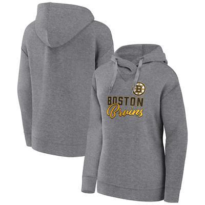 Men's Fanatics Branded Boston Bruins Black Rink Warrior Pullover Hoodie Size: Small