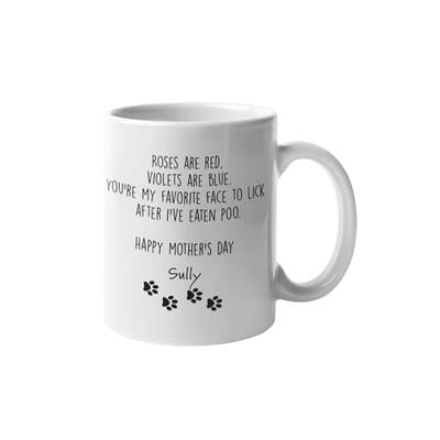 Personalized Happy Mother's Day Gift For Dog Mom Dog Lover Mug