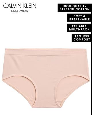 Calvin Klein Girls' Modern Cotton Hipster Panty, 2-Pack, Heather