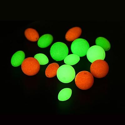 Fishing Beads Glow Green Luminous Lure Oval Rig Balls Sea Set Stoppers