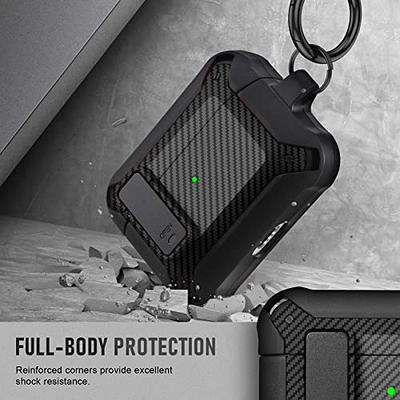 Winproo Airpods Pro 2nd Generation Case Cover with Lock, Military Hard  Shell Airpod Pro 2 Case, Full-Body Shockproof Protective Airpods Case Skin  with Keychain [Black] - Yahoo Shopping