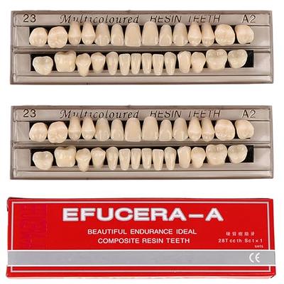 Acrylic teeth -Veneer Kit / Shade A2 False teeth / Temporary Tooth Repair  kit