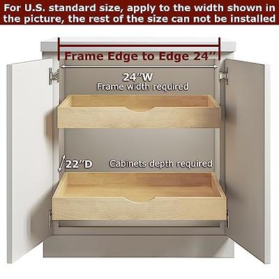 ClosetMaid Premium Single Pull-Out Basket Cabinet Organizer - On