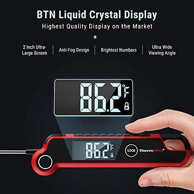 ThermoPro Instant Read Meat Thermometer Digital LCD Cooking BBQ Food  Thermometer